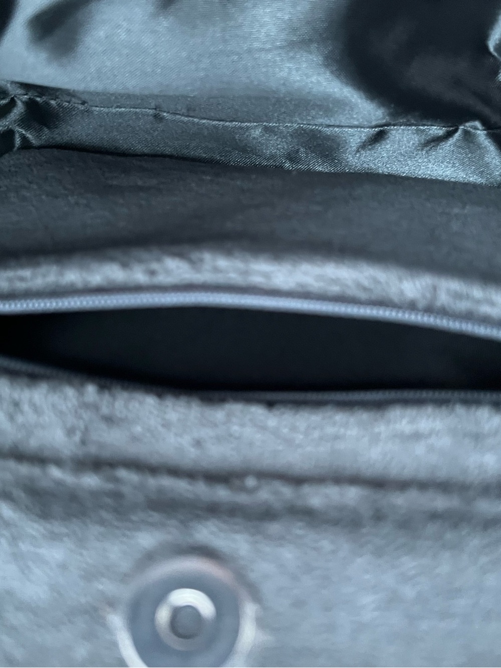Chanel Gray Logo Plush Shoulder Bag - Picture 10 of 11